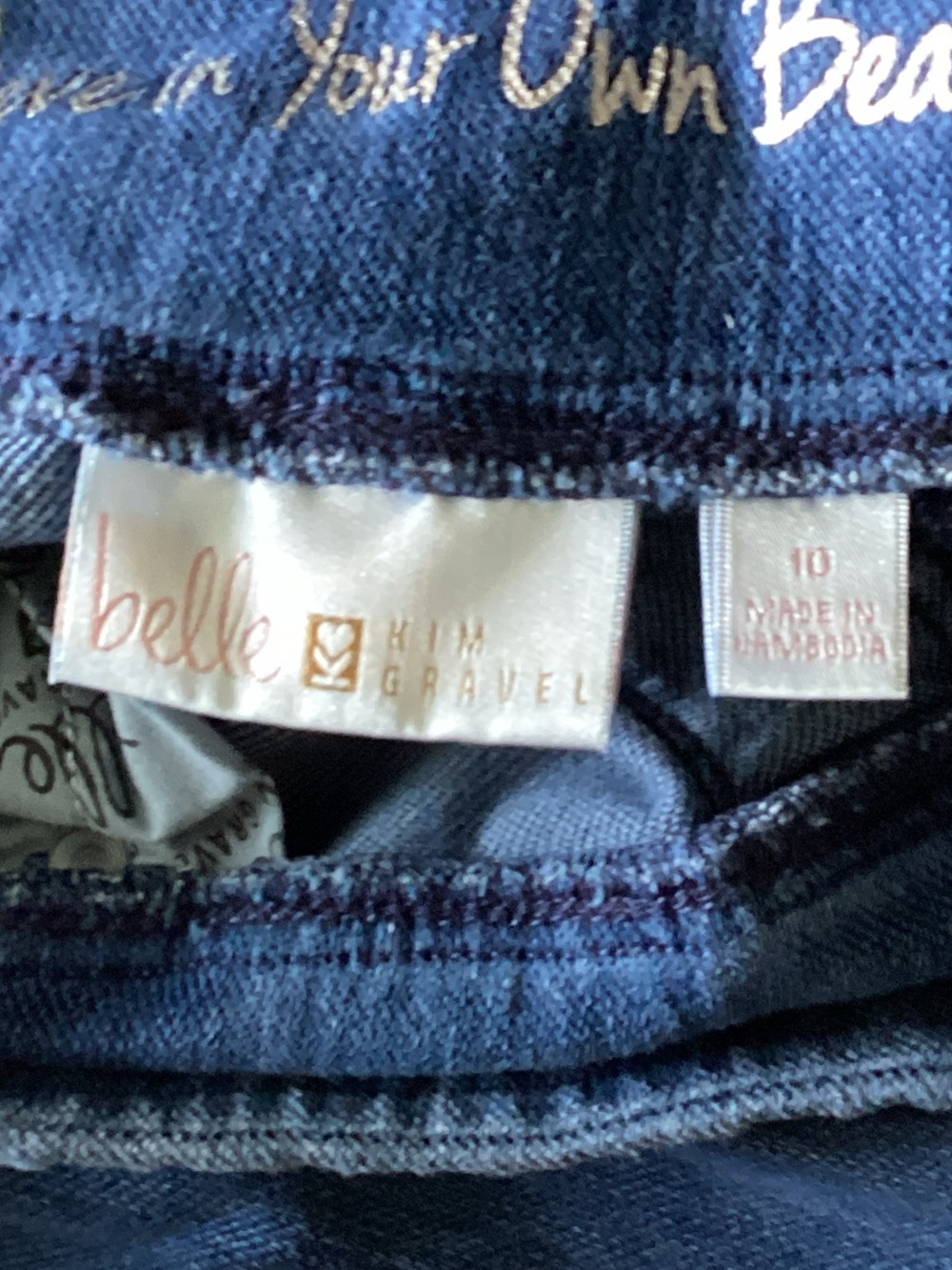 Belle by Kim Gravel pull-on style jeans casual weekend Smart casual  10 - Picture 4 of 5